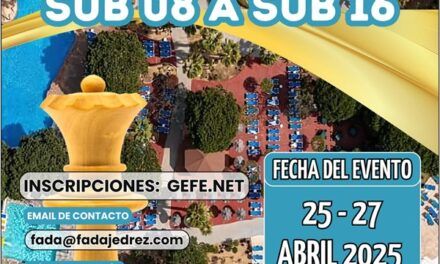 CONVOCATORIA DE LOS CAMPEONATOS DE ANDALUCIA SUB 8 A SUB 16 – 2025