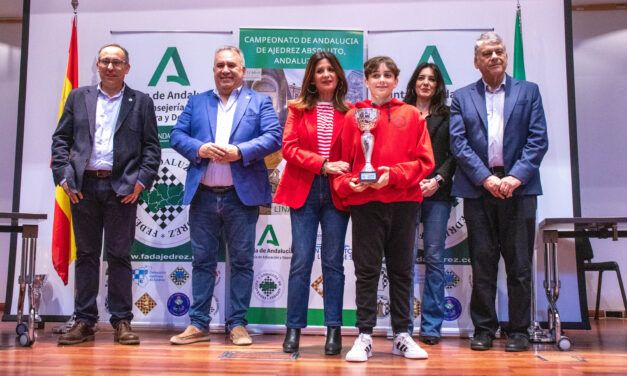 Andrés Gámez Matamoros, campeón de Andalucía Sub 18.